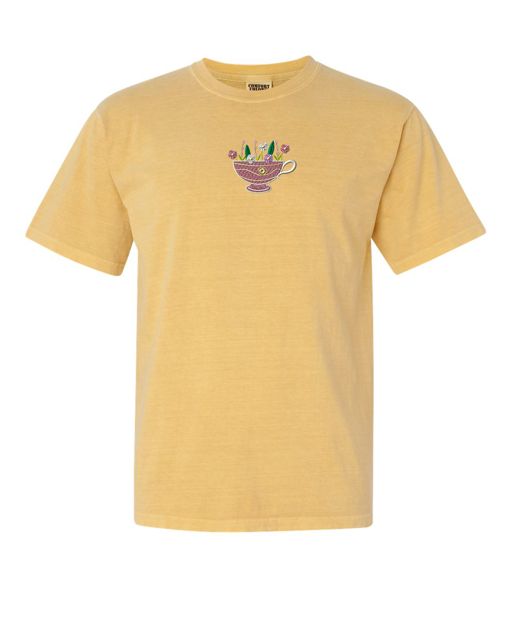 Unisex Flower Tea Shirt