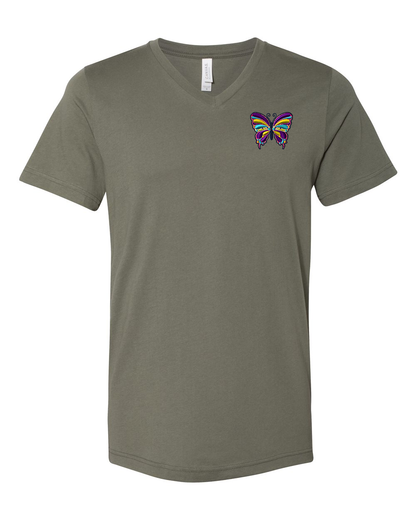 Unisex Butterfly V-Neck